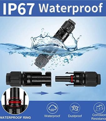 qihengzhijia solar pv connector set with 6 pairs ip67