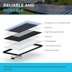 renogy 100w 12v solar panel - high-efficiency module
