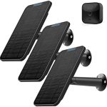 shyueda 4w solar panel charging 3-pack for blink cameras