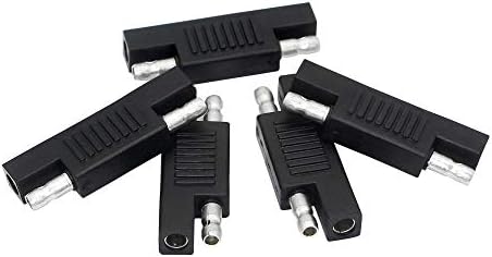 sinloon 5-pack reverse adapter extension cable sae polarity for solar panels