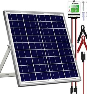 solperk 20w solar panel with 12v solar panel charger kit