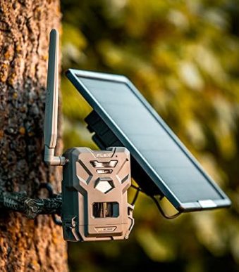 spypoint solar panel for trail camera with internal battery