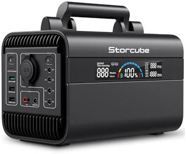 storcube portable 300w power station with 100w usb-c pd