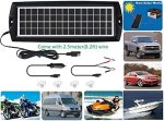 sunway solar car battery trickle charger 5w for rv marine boat