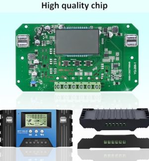 vixkpirr 100a mppt solar charge controller with lcd display