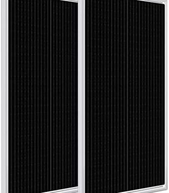 weize 2-pack of 100w solar panels for off-grid use
