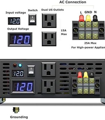 wzrelb 3000w inverter for home solar power system