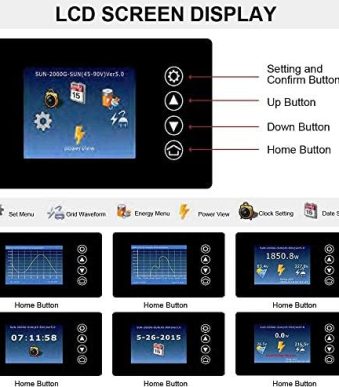 y&h 1000w grid tie inverter with power limiter