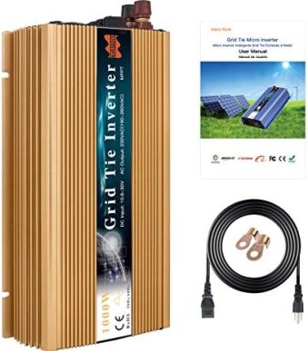 marsrock 1000w grid tie micro solar inverter for 1200w solar system