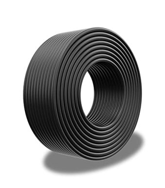 powmr 10awg black solar extension cable wire 164 feet pv