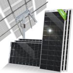 eco-worthy 1200w solar tracker for off-grid shed, farm, yard, field