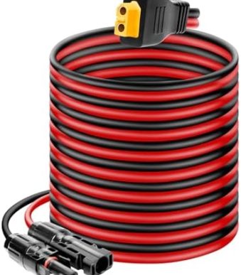 ansoufien 30ft 10awg solar panel to xt60 connector extension