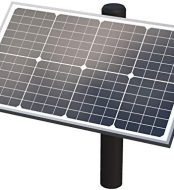 ghost controls 30w monocrystalline solar panel for automatic gate opener