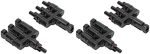 marhynchus 2set/4 pieces solar pv branch connector 50a 1000v