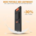 grecell 2400w solar generator and 200w solar panel for home backup power