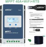 epever mppt 40a solar controller with wifi and temperature sensor