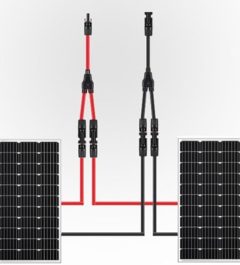 soyan solar panel y branch connectors 2 pairs adapters