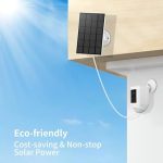 powgrow 5v 3.5w solar charger for stick up/spotlight cam