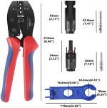 muyi 47pcs solar panel replacement tools kit with connectors & spanners