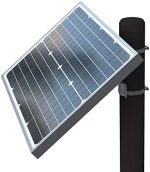 ghost controls 30w monocrystalline solar panel for automatic gate opener
