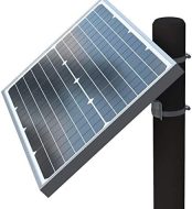 ghost controls 30w monocrystalline solar panel for automatic gate opener