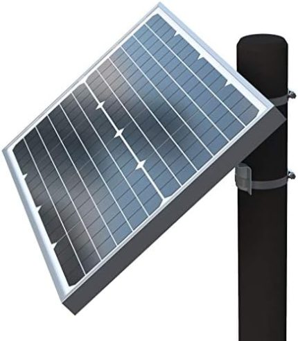 ghost controls 30w monocrystalline solar panel for automatic gate opener