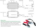 sunway 8w 12v solar car battery charger & maintainer kit
