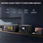 grecell 2400w solar generator and 200w solar panel for home backup power