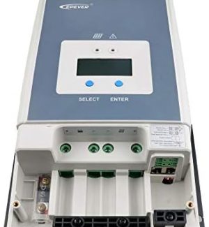 epever 60a mppt solar charge controller with remote monitoring display