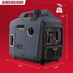 a-ipower 1500w portable inverter generator, ultra-lightweight and super quiet