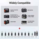 rockpals 100w solar panel portable for generator and usb devices