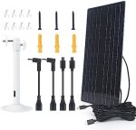 soshine 12w5v solar panel for security camera