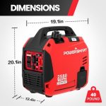 powersmart 2580w portable inverter generator with parallel capability