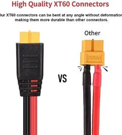elfculb 10awg solar extension cable for portable power station