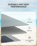 edostory 200w solar panel portable 36v with mc4 output for power station