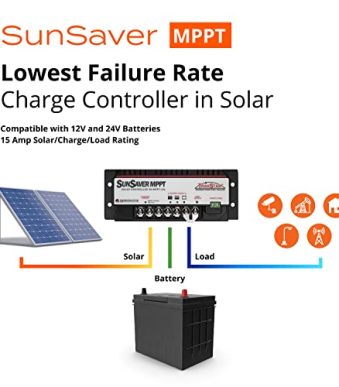morningstar sunsaver 15a mppt solar charge controller with low fail rate