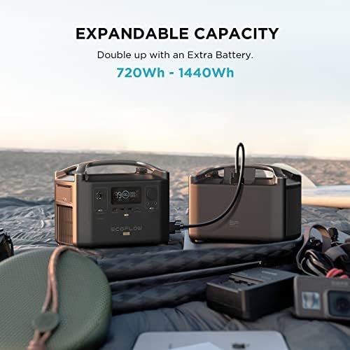 ef ecoflow river pro 720wh portable power station for camping