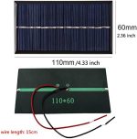 delinx 4pcs mini solar panels for diy electric toys