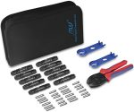 muyi 47pcs solar panel replacement tools kit with connectors & spanners