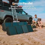 rockpals 100w solar panel portable for generator and usb devices