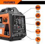 genmax inverter generator 4000w quiet and lightweight for home and camping
