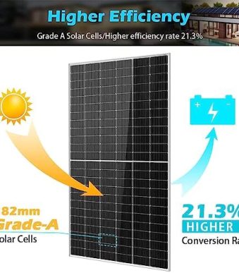 sungoldpower 6pcs 550w monocrystalline solar panels