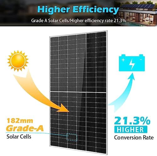 sungoldpower 6pcs 550w monocrystalline solar panels