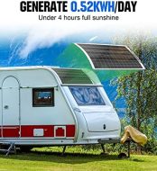 eco-worthy 130w 12v monocrystalline solar panel for off-grid motorhome