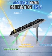 eco-worthy 100w solar panel high-efficiency for off-grid applications