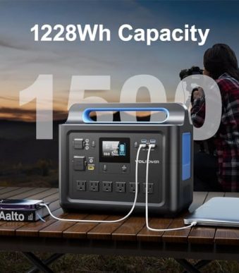 vdl hs1500 portable power station lifepo4 solar generator