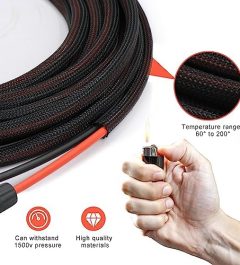 feotech 20ft twin wire solar extension cable with 10awg connectors