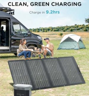 ef ecoflow solar generator delta max with 220w solar panel