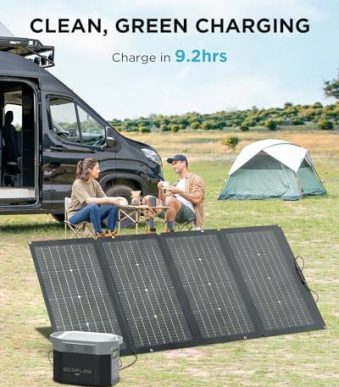 ef ecoflow solar generator delta max with 220w solar panel