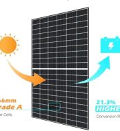 jjn 365w bifacial solar panel kit high-efficiency for various applications